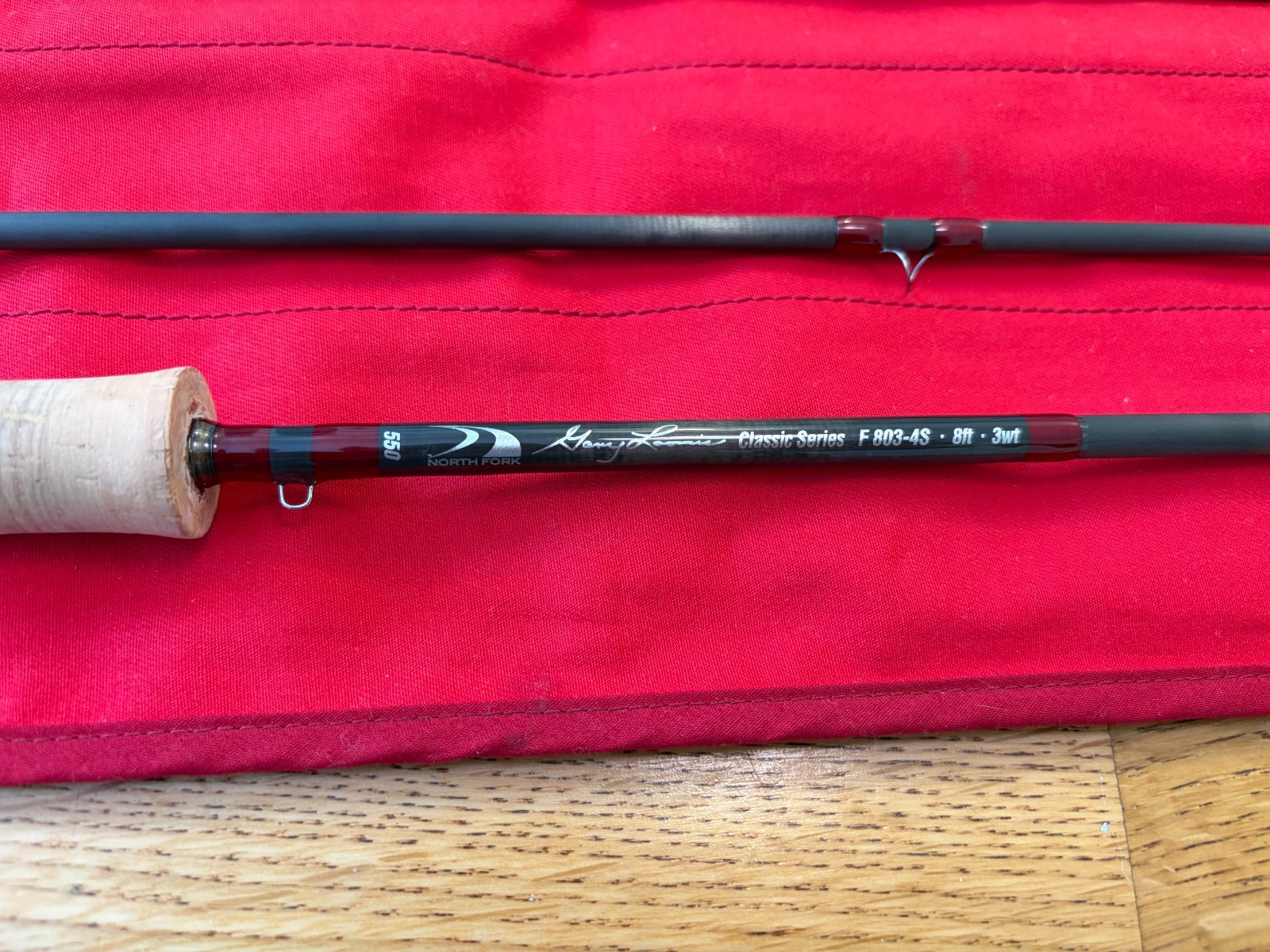 Custom North Fork Composites Classic F803 8′ 3 wt Fly Fishing Rod Recoil Guides