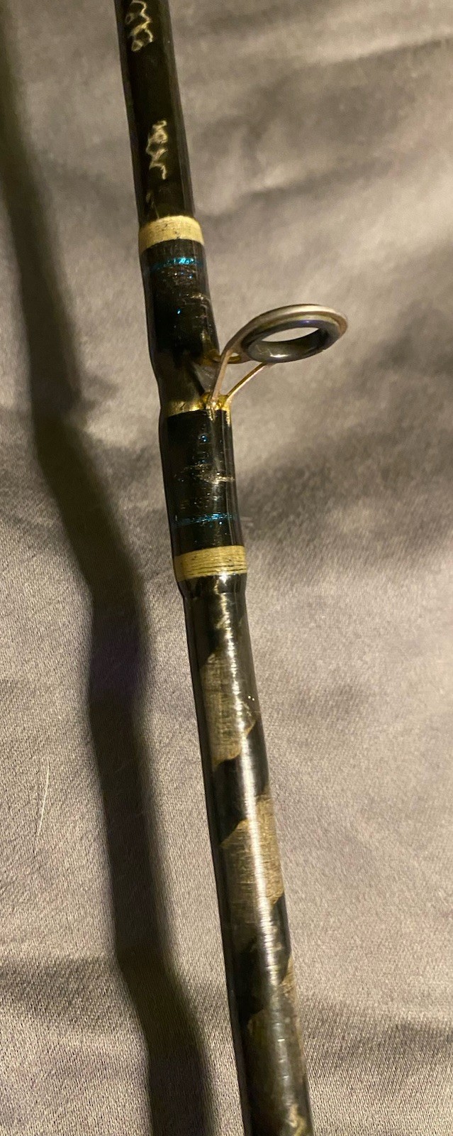 Vintage Bass Pro Shops 6’6” SPIRAL Graphite PRO SERIES MH Casting Rod.