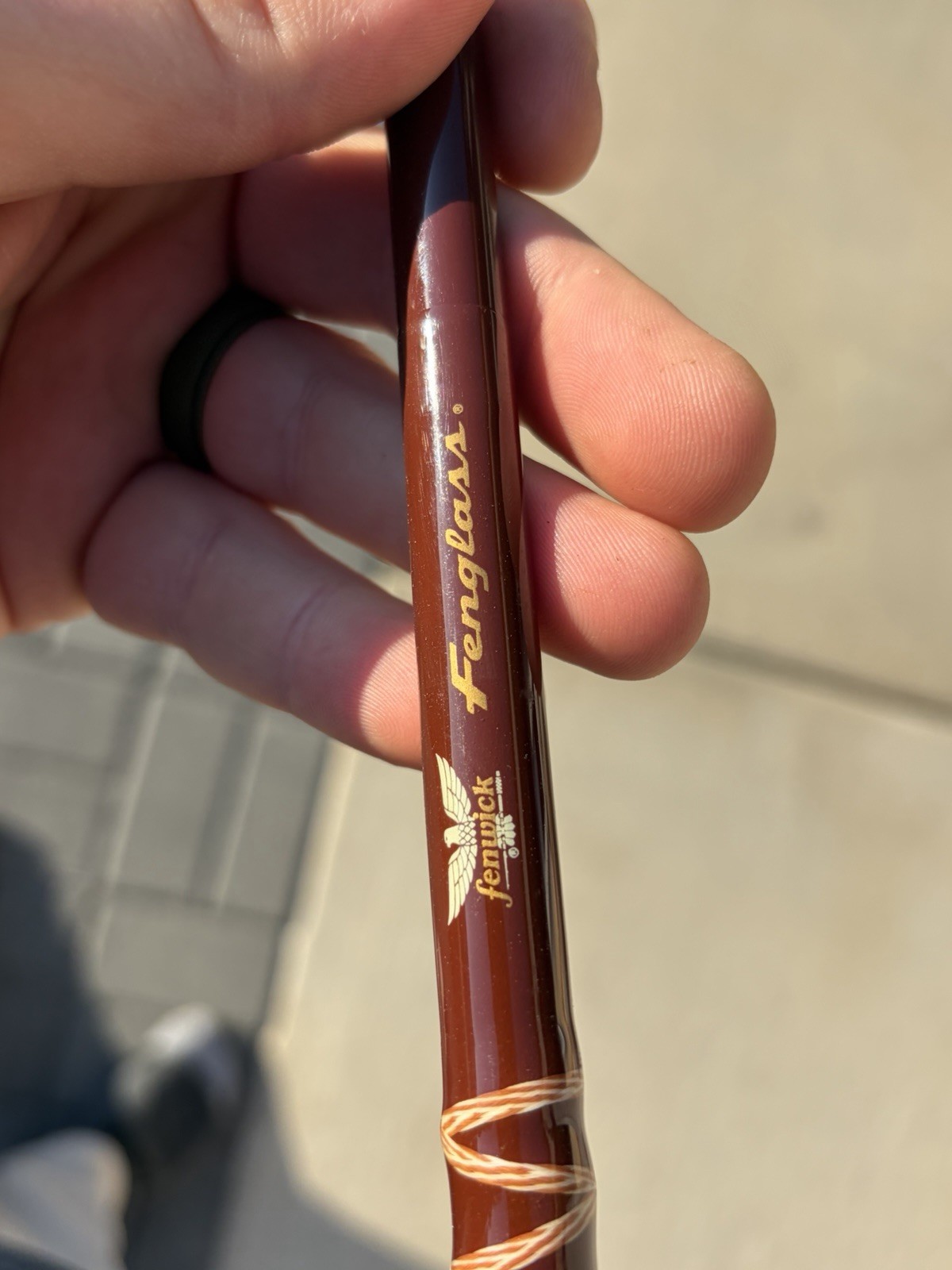Fenwick Fenglass Fly Rod FF 866–2 6 Weight 2 Piece 8ft 6 Rod. Very Nice