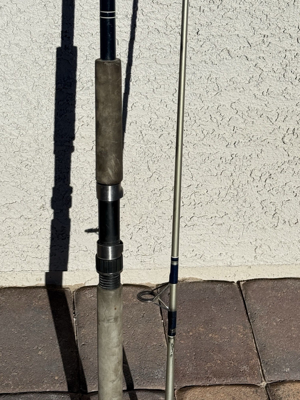 Vintage Shakespeare Alpha BWS 1310A 8’ Graphite Spinning Rod 2-Pc Medium Action