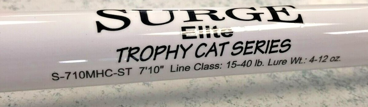 Surge Elite Trophy Cat Series 7’10” casting rod