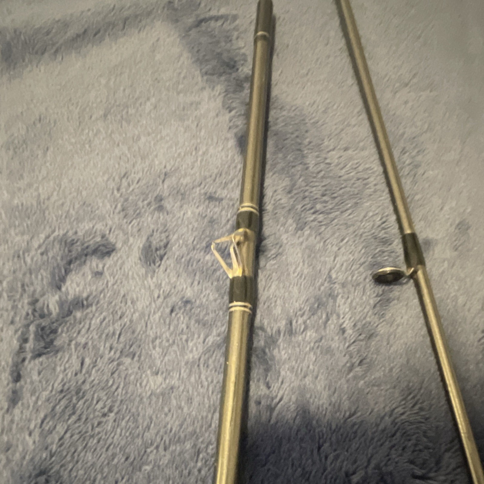 h2ox 6 ft Spinning Rod 2-Piece Medium Moderate Fast Split Foam Grip