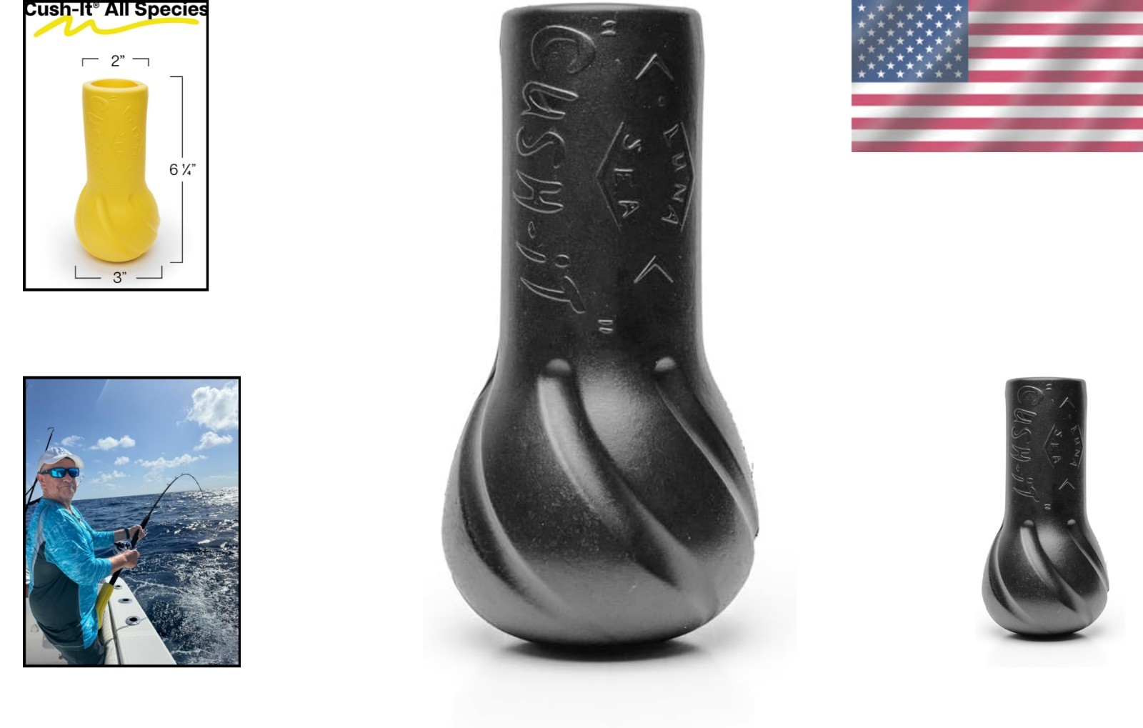 Marine-Grade Cush-It Rod Butt Cushion: Maximum Comfort & Buoyancy for Fishing