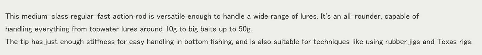 SALE Tulala Rod Baitcast Truite Flightex Jazil 63M (2743)