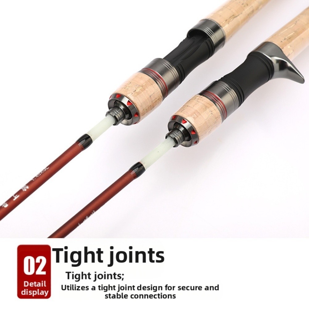Flexible 1 4m Four Section Fishing Lure Rod for Various Freshwater Fish