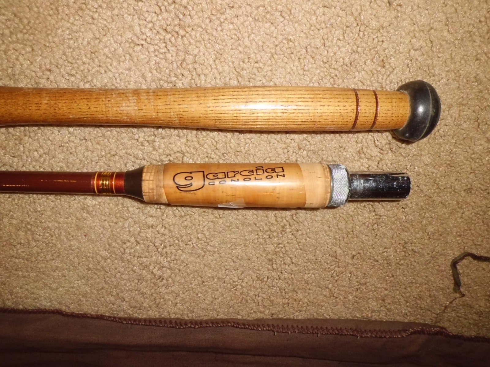 Vintage GARCIA Conolon 2532T Medium Action Conventional Boat 7′ Rod- USA