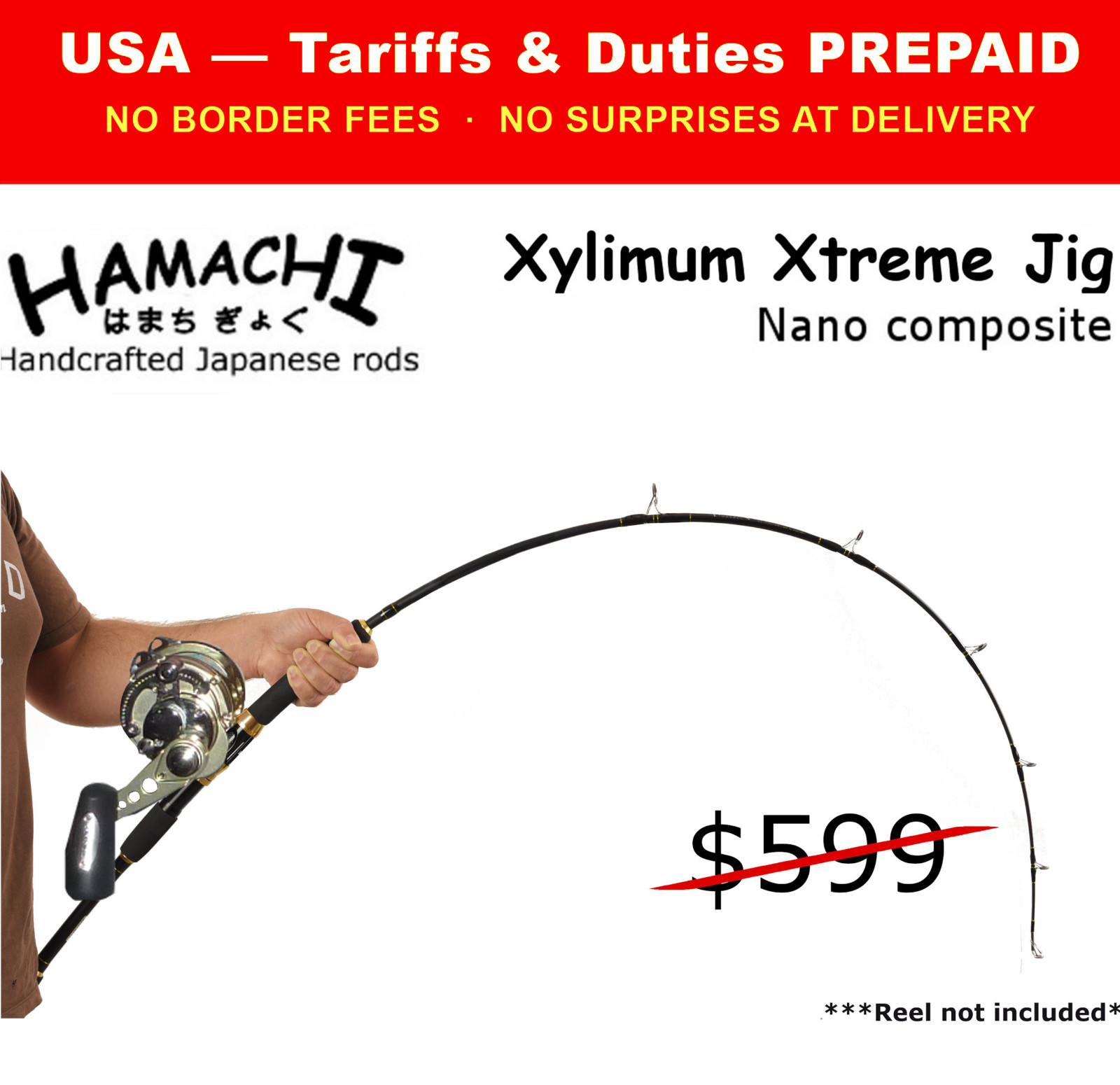 Hamachi Nano Jig Xtreme PE 5-13 50 – 130lb Japanese jigging rod Fishing O/HEAD
