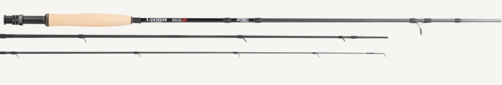 Loomis Franklin Mac2 7ft 6 3 wt extra fast fly rod 2 tips fly line for TLT Cast