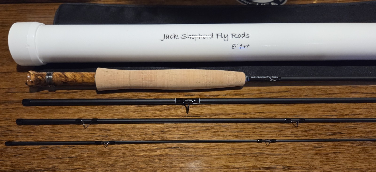New custom built 8’ 1wt 4pc. Graphite fly rod