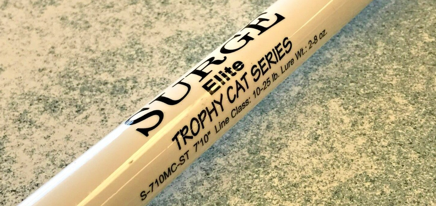 Surge Elite Trophy Cat Series 7’10” casting rod