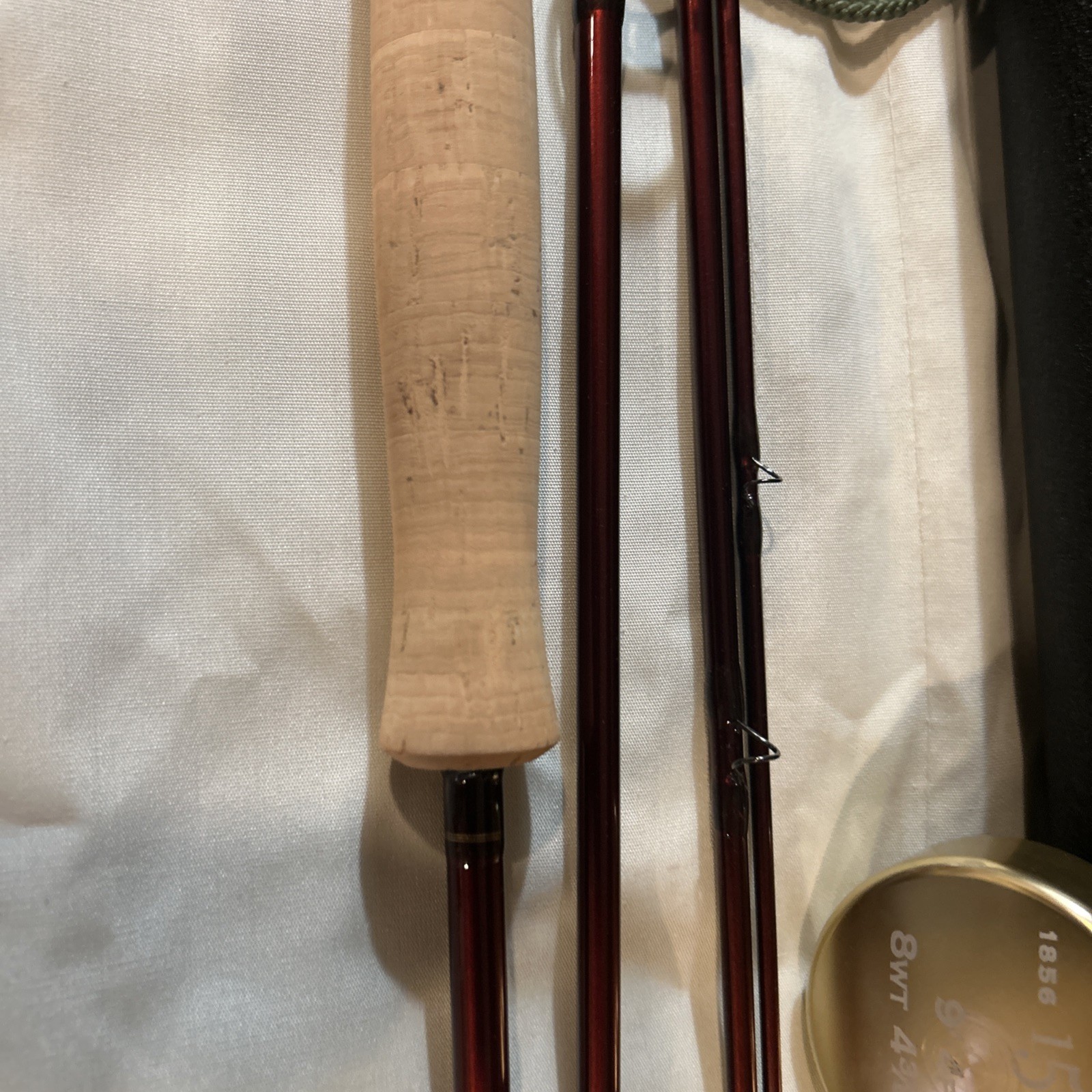 Orvis Zero Gravity Mid-Flex 7.5 9’ Wt 4.375 Oz. 8wt Line Fly Rod w/Tube & Sock