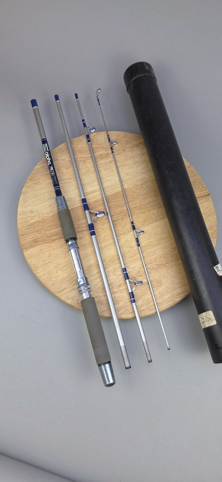 Shakespeare Alpha PRC310 7′ Medium Moderate 4pc Graphite Spinning Rod+Case