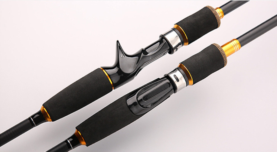 1.8M 2.1M Travel Fishing Rod Carbon Fiber Spinning Casting Lure Pole Fast Rods