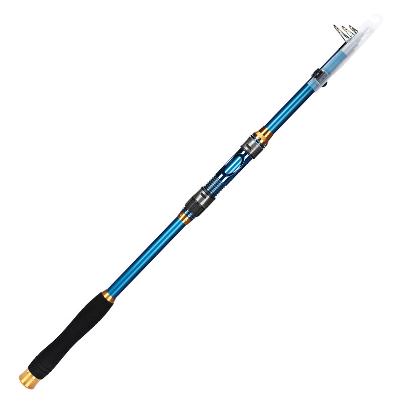 Carbon Fiber Telescopic Fishing Rod Sea 20-50LB Saltwater Portable Spinning Pole