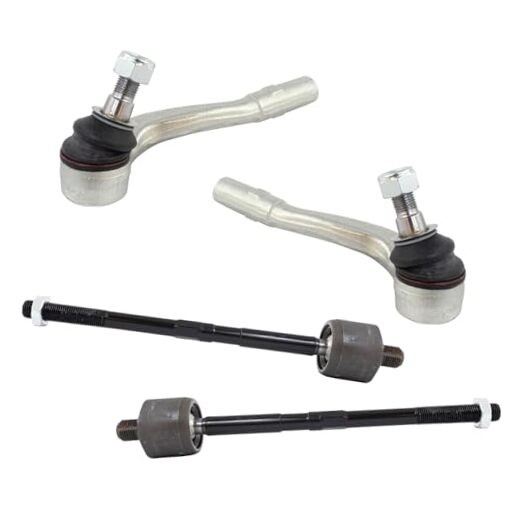 Front Inner and Outer Tie Rod Set 4 Piece Compatible with 08-11 C300 PSA66889
