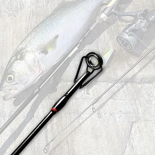 4 Pieces Travel Spinning Rod Medium Carbon Spinning Fishing Rod Portable Fishing