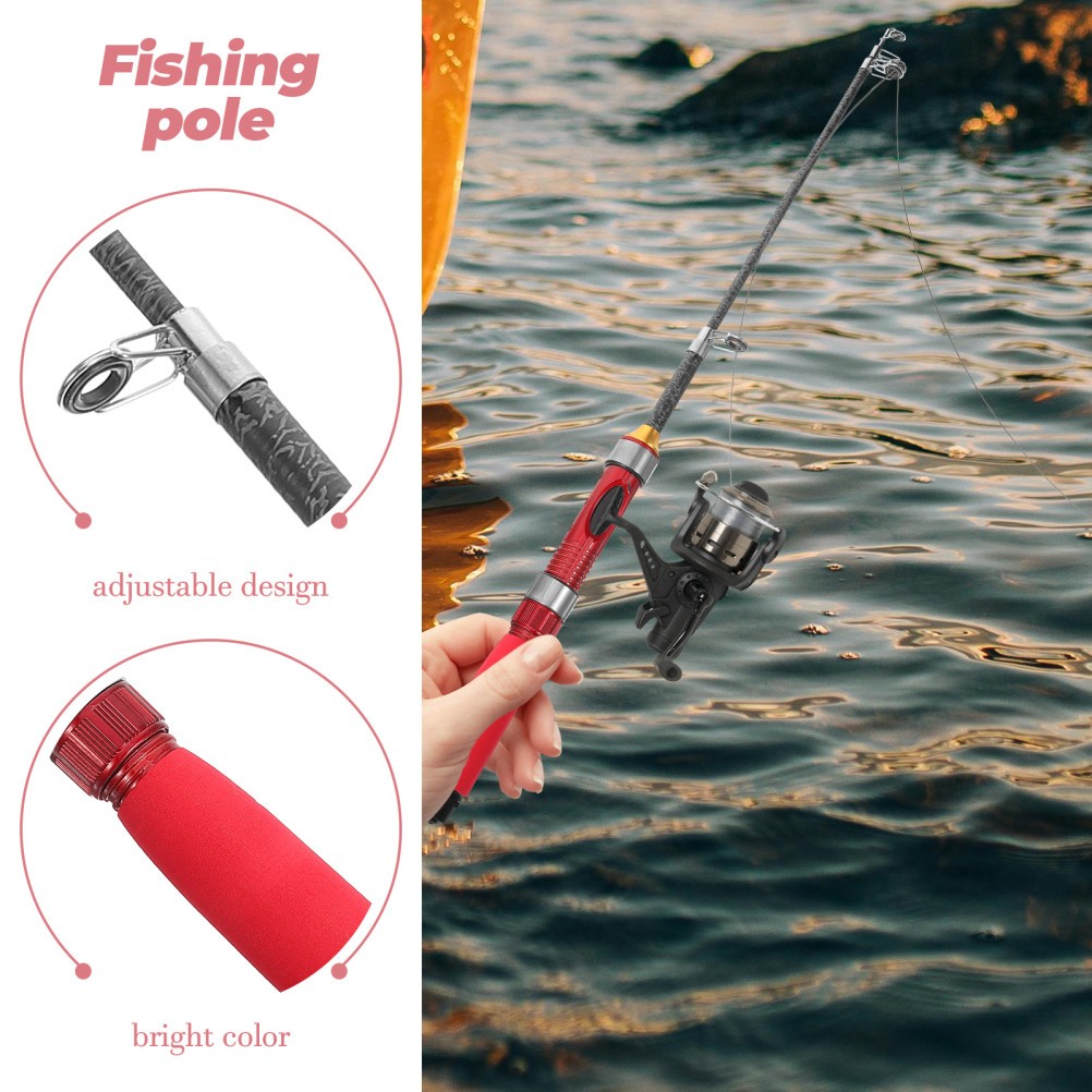 Small Short Fishing Pole Outdoor Fishing Rod Professional Angling Pole Short