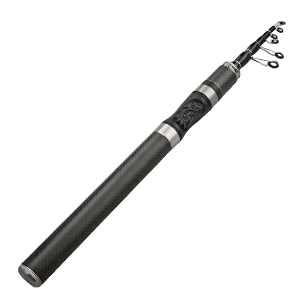 for ultra Short Carbon Fiber Telescopic Fishing Rod for Easy Transport and