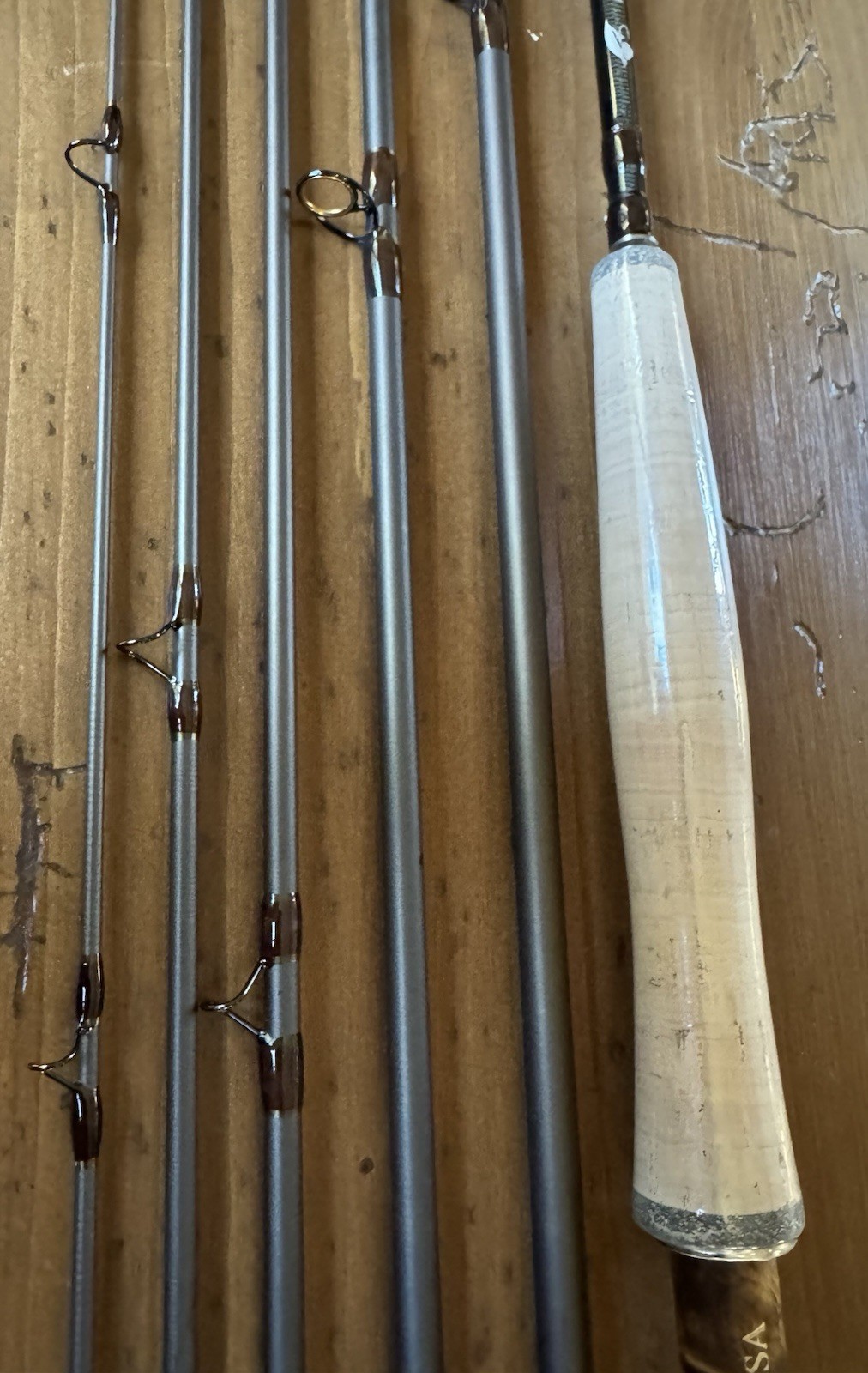 Aventik 5 Pc. Travel Fly Rod Line Wt. 5/6, New , Unfished Condition