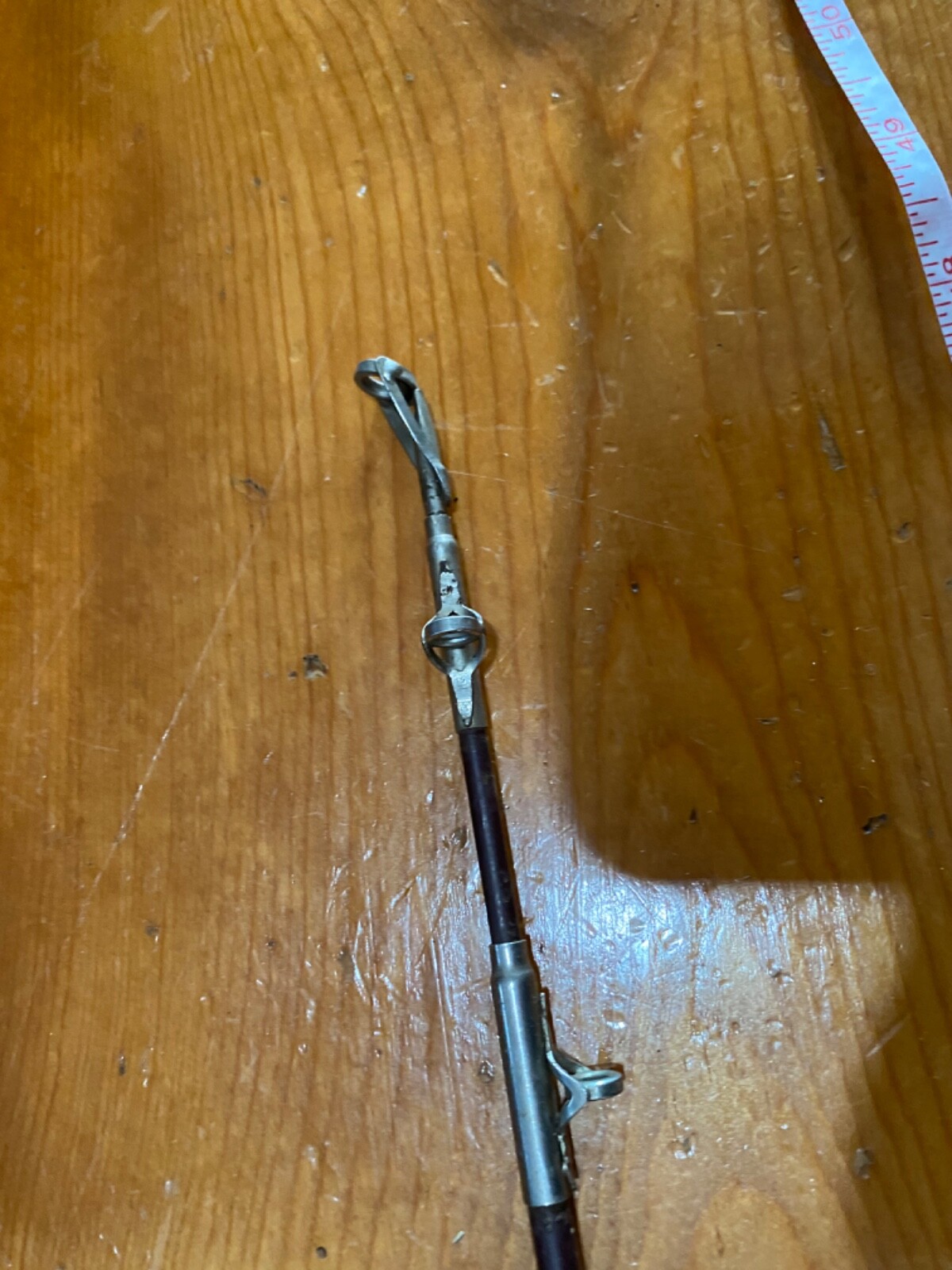Vintage from estate telescoping, old antique fishing pole, took out the photos