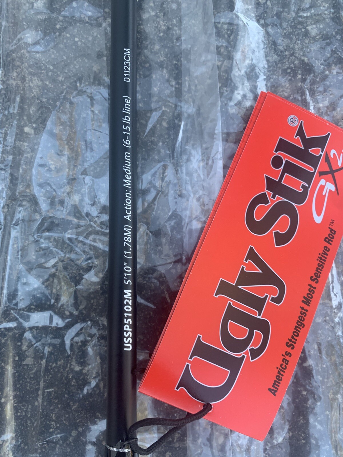 qty 2 GX2 Ugly Stik Spinning Rods 5’10” 2pc Medium US Seller