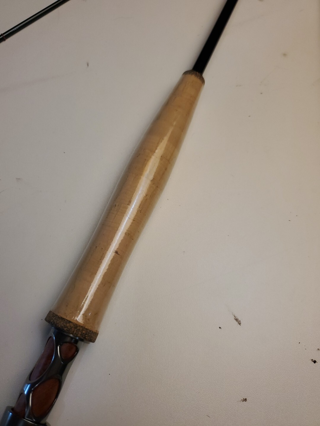 Custom-Built “Faulkner” Green 9′ Fly Fishing Rod With Case