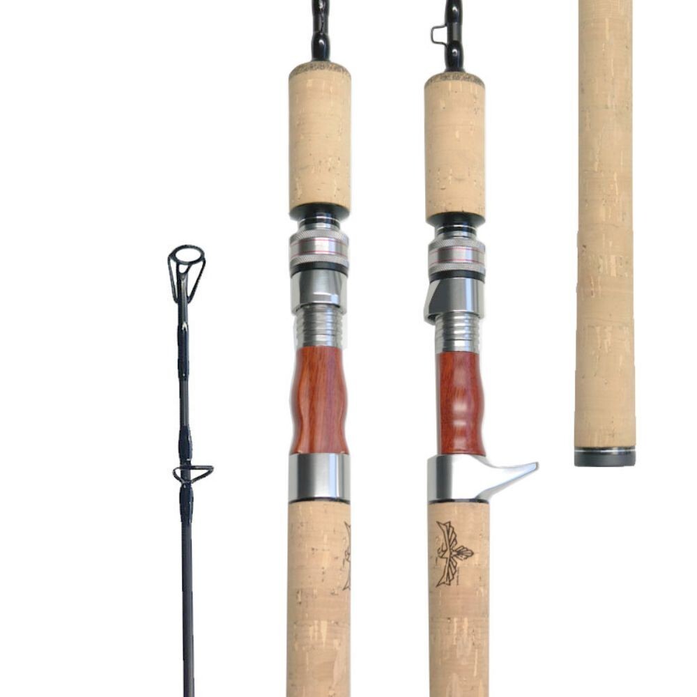 ICE FISHING ROD 46 In. PREMIUM DESIGN, Lake Trout, Mackinaw, LIMITED STOCK