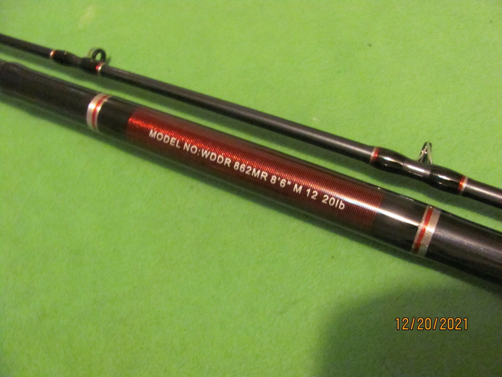 1) Daiwa Wilderness 8′ 6″ Medium Action 2 Piece Downrigger Trolling Rod