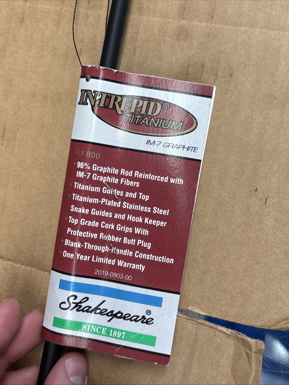 Shakespeare Intrepid Titanium FY 308567 8’6 Fly Fishing Rod 2 Piece