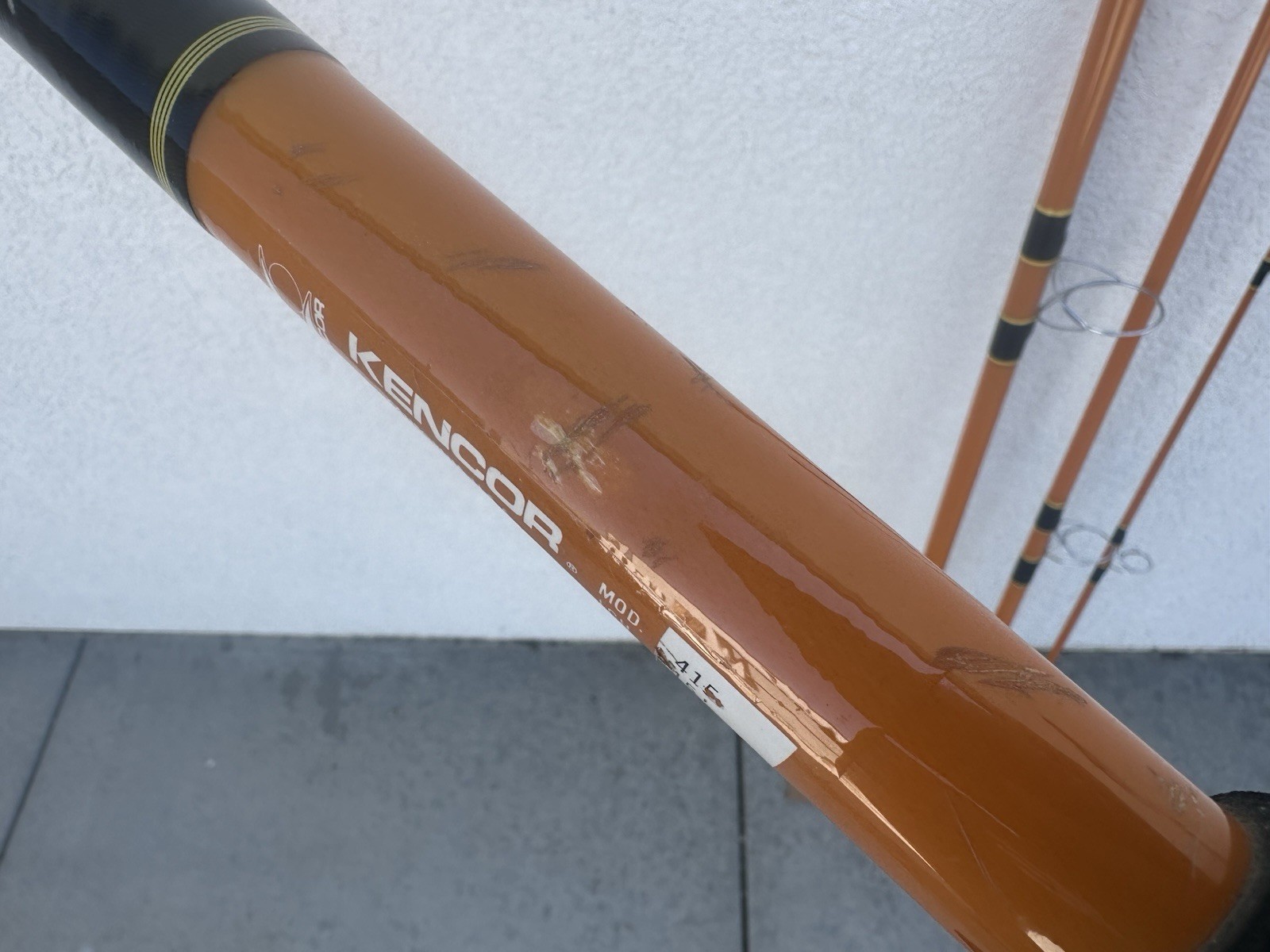Kencor 415 Line Rate 15-30Lb Tenlew Magnaglas 4 Pc 15’ Fishing Rod Made In USA