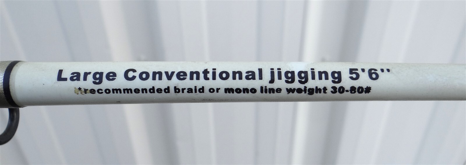 Seigler Raise’em Rods LCJ Large Conventional Jigging 5’6″ 2-Pc Carbon Fiber Rod