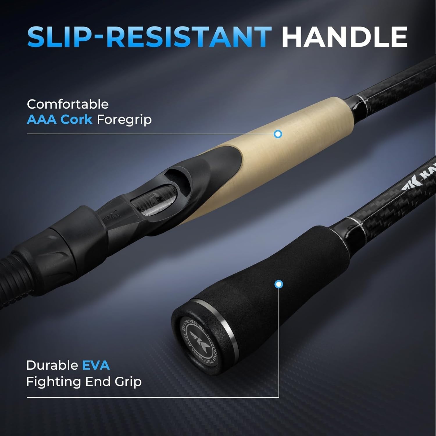 All-Day Comfort Spinning & Casting Rod – Spartacus II Plus, 6’0″ IM6 Graphite