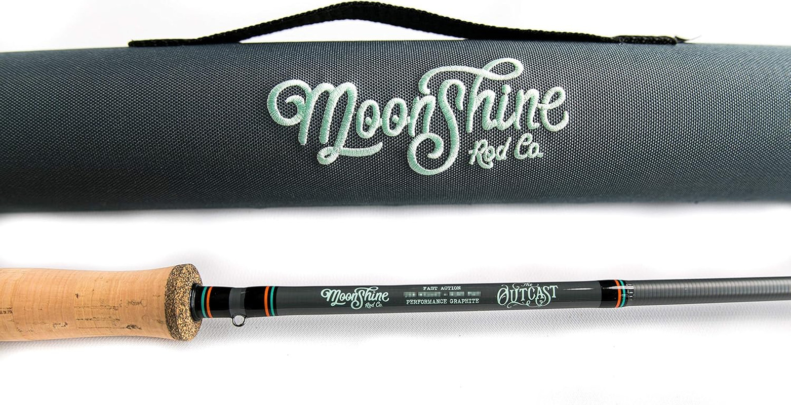 Fly Fishing Rod with Carrying Case and Extra Rod Tip Section Fast Action, the Ou