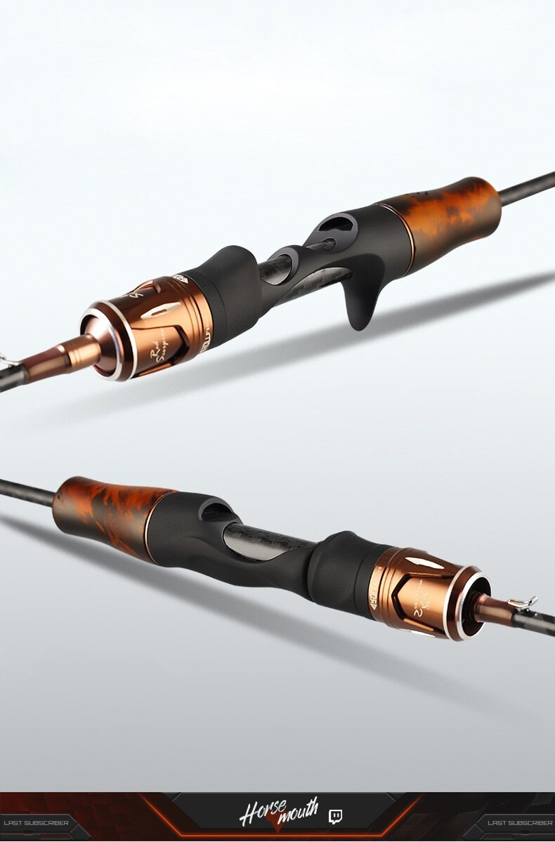 Fishing Rod Carbon Fiber Spinning Casting Fast Action Rod Ultra Light Sensitivit