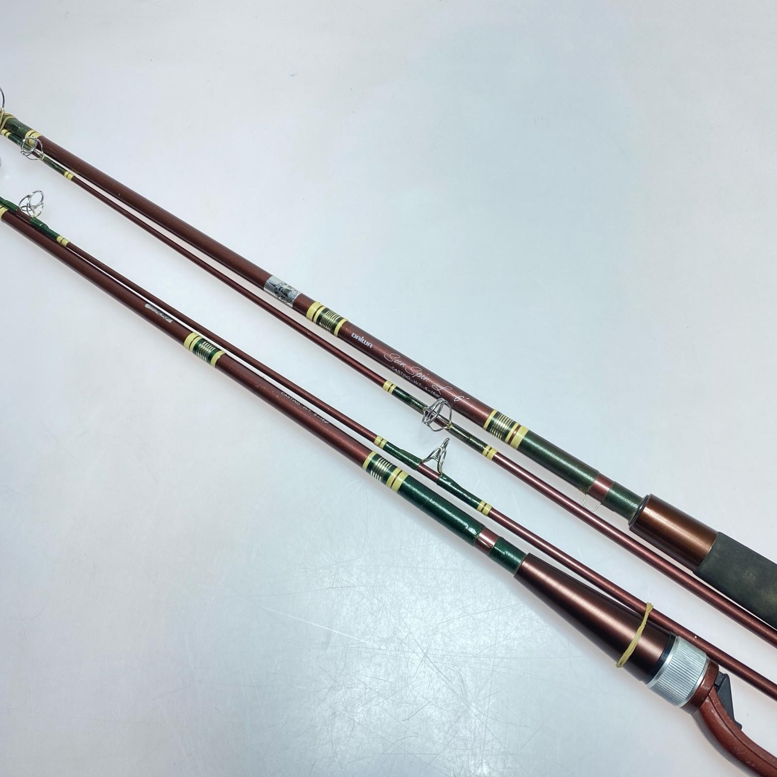 DAIWA Old rod, condition C, Daiwa Olympic Fenwick set of 5