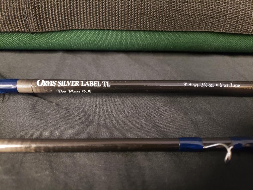ORVIS SILVER LABEL TL TIP FLEX 9.5 9′ 4PC 6WT FLY ROD (B26009733)