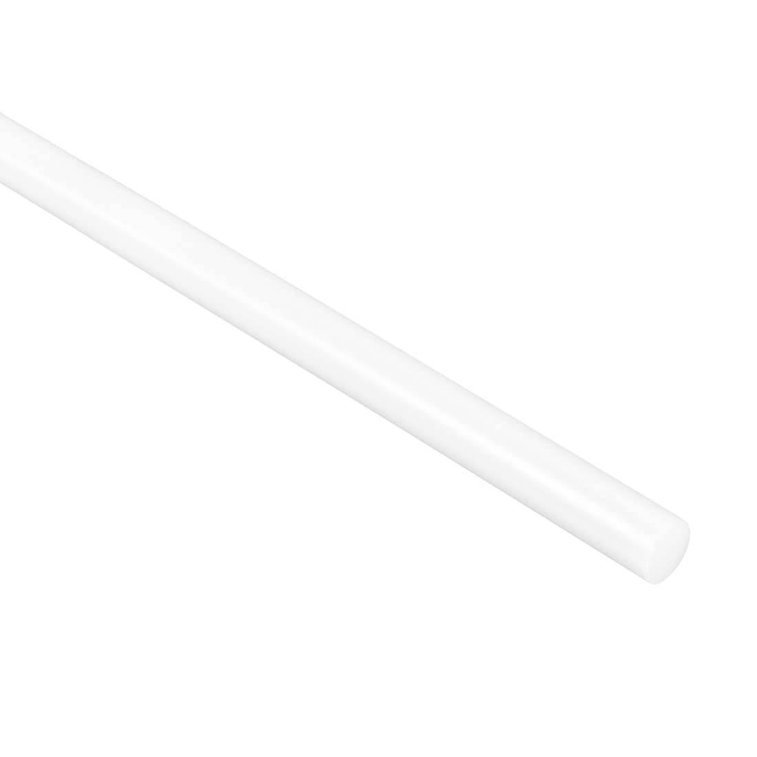 25Pcs ABS Styrene Plastic Round Bar Rods 2.5mm Diameter 250mm Length