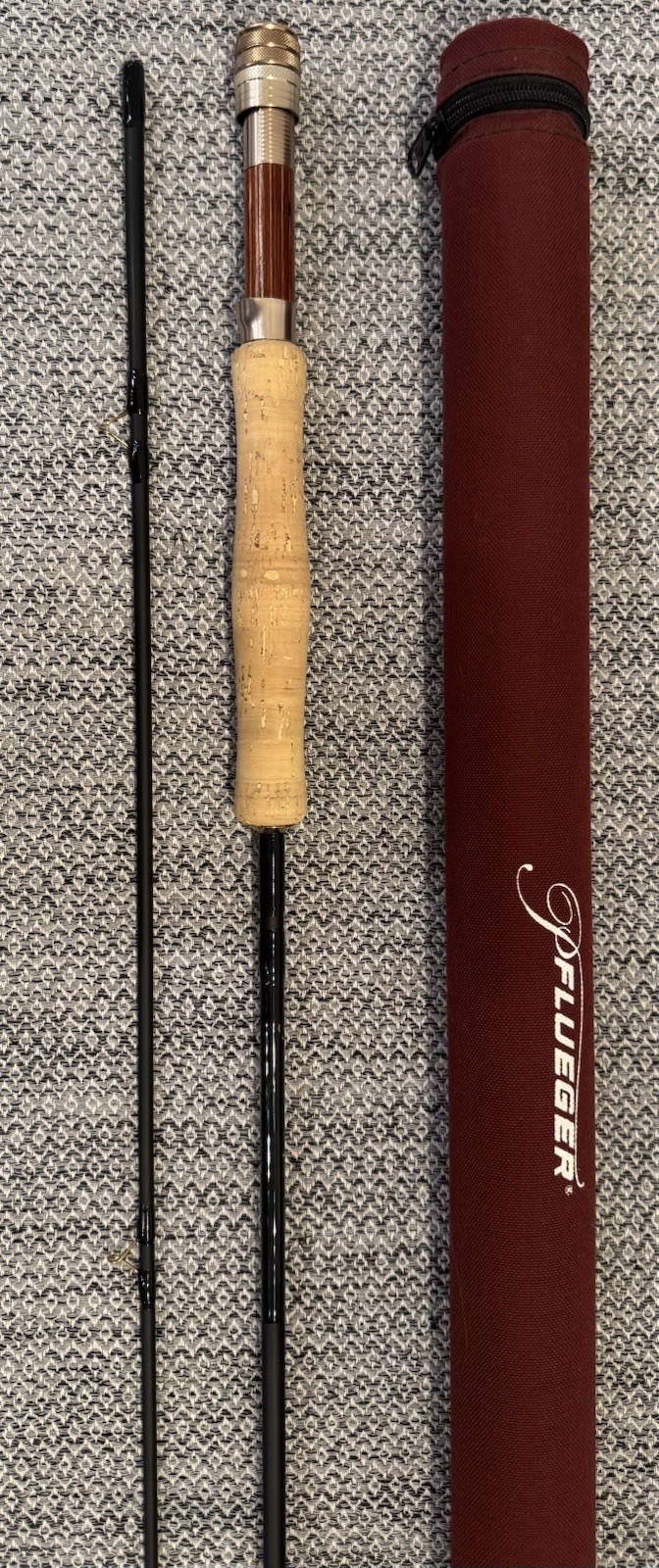 New Pflueger 9’ 6wt 2pc Fly Rod Model PSF 9067 IM-8 (not Sage, Orvis, Hardy)