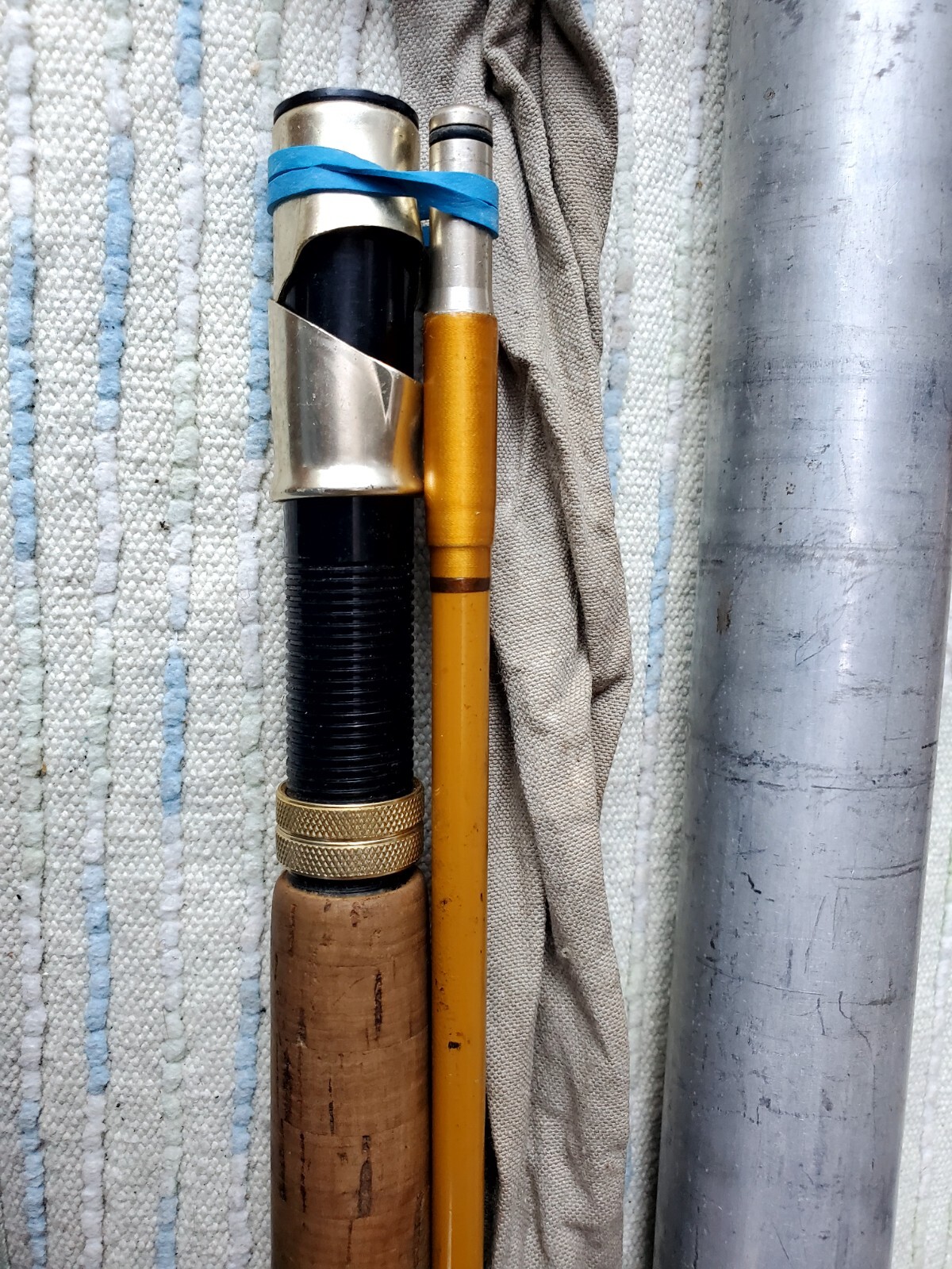 Vtg Garcia Conolon 2405B 8’6″ 2pc Dry Fly Rod W/ Aluminum Tube & Sock Near Mint