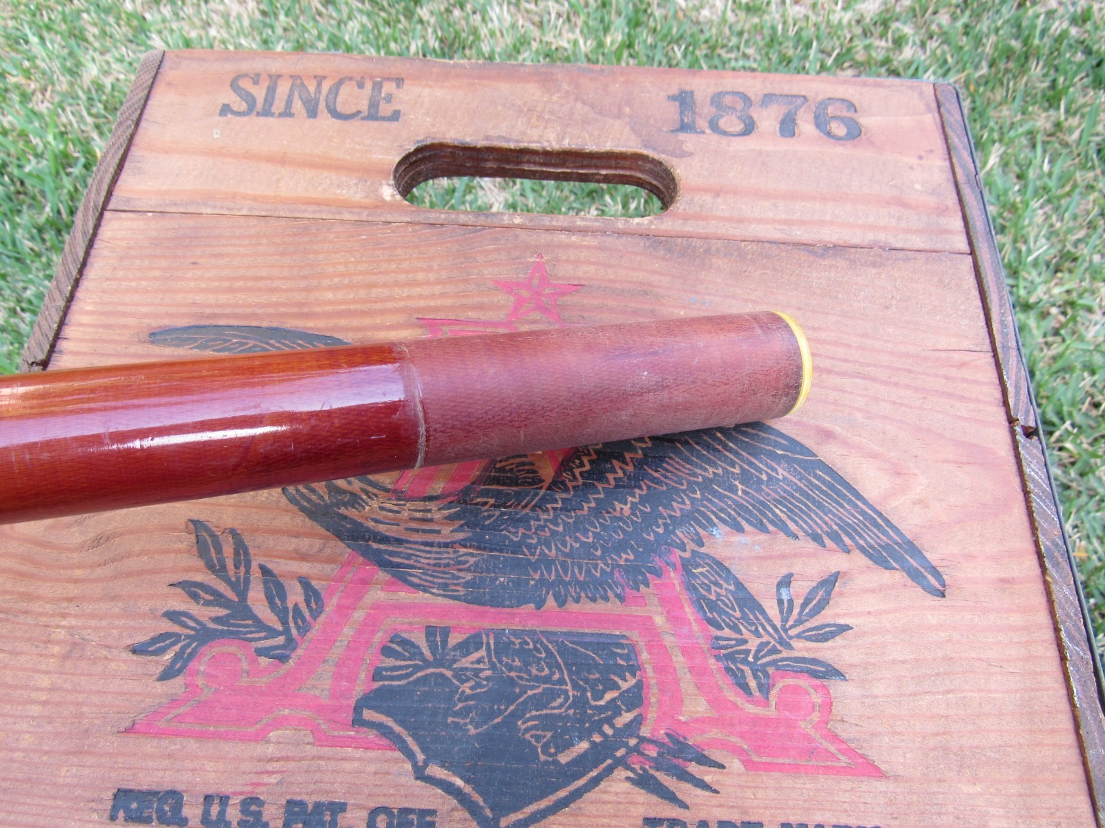 Vintage Kencor No. 315 Brown Tenlew Magnaglas 15′ Saltwater Surf Fishing Rod