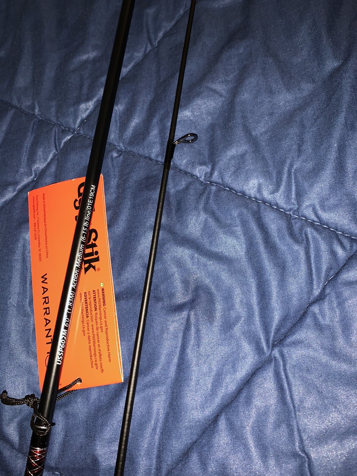 SHAKESPEARE UGLY STIK GX2 6′ 0″ MEDIUM ACTION SPINNING FISHING ROD