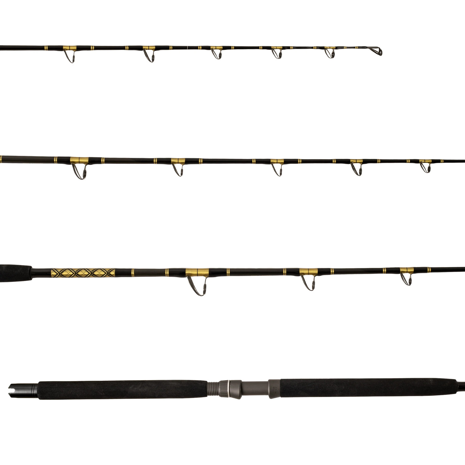 CHAOS KC 15-30 7FT SiC Guides Composite Live Bait Rod – Gold