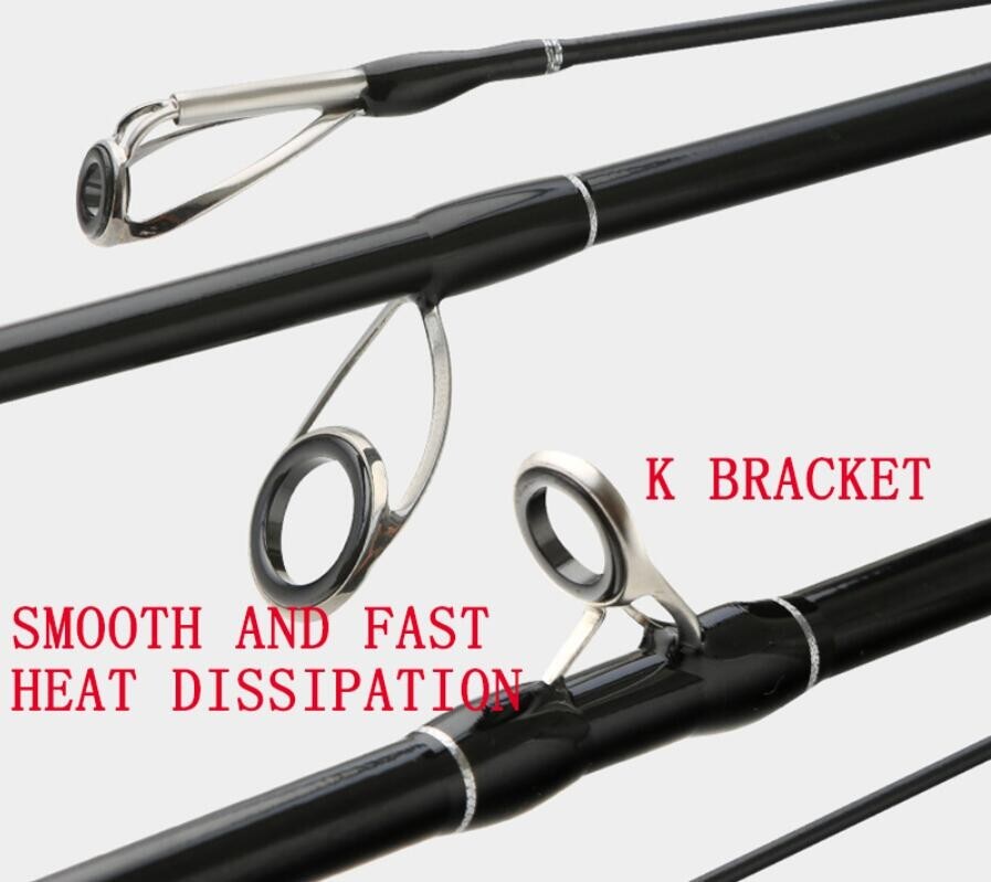 6 ft Fishing Rod Spinning Casting Rods 3 Tips 30T Carbon Rod Lure Weight 4-28g