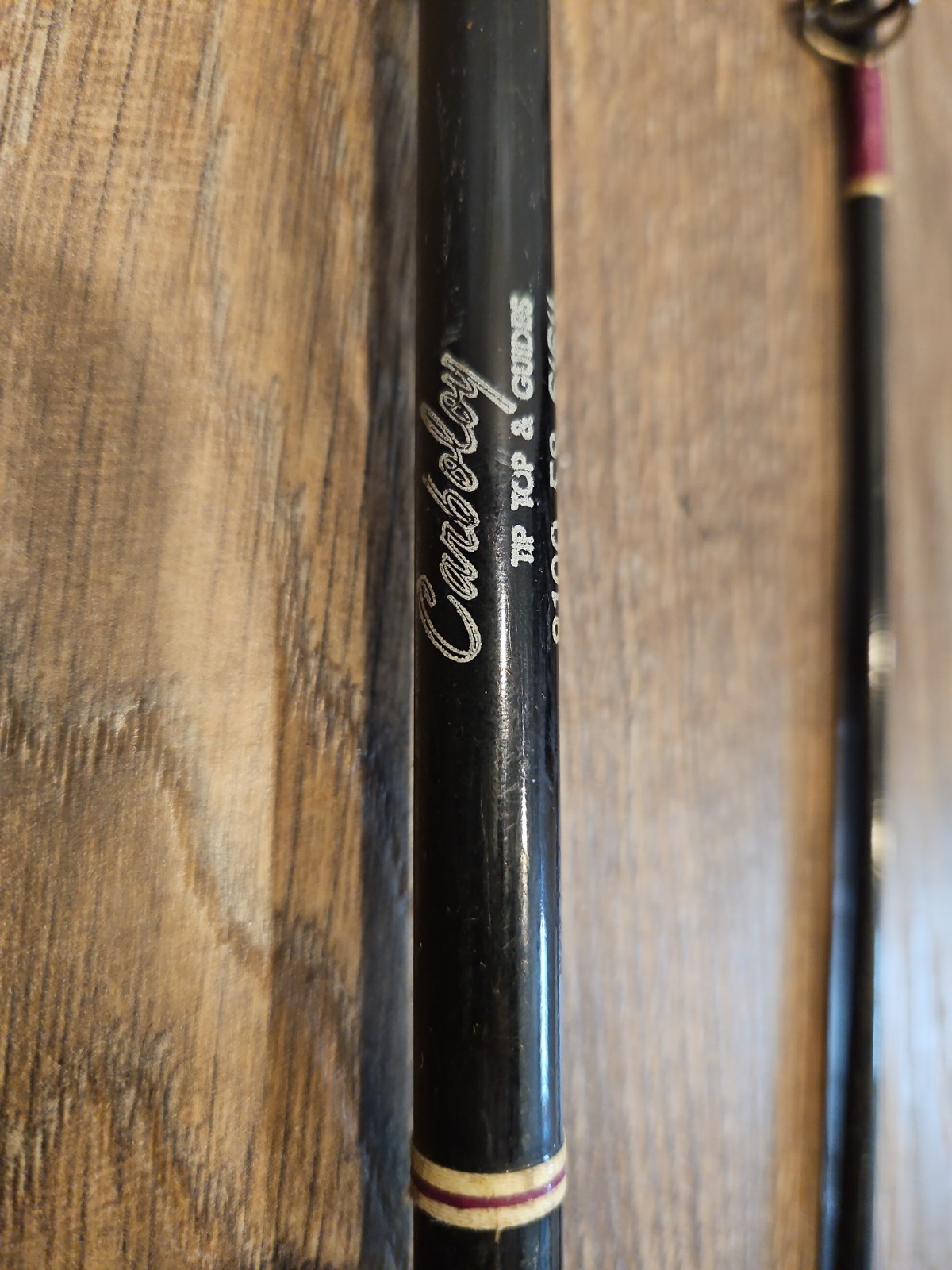 Vtg St. Croix 8100 FS 6’6″ Casting Fishing Rod Pistol Grip Carboloy 2-Piece