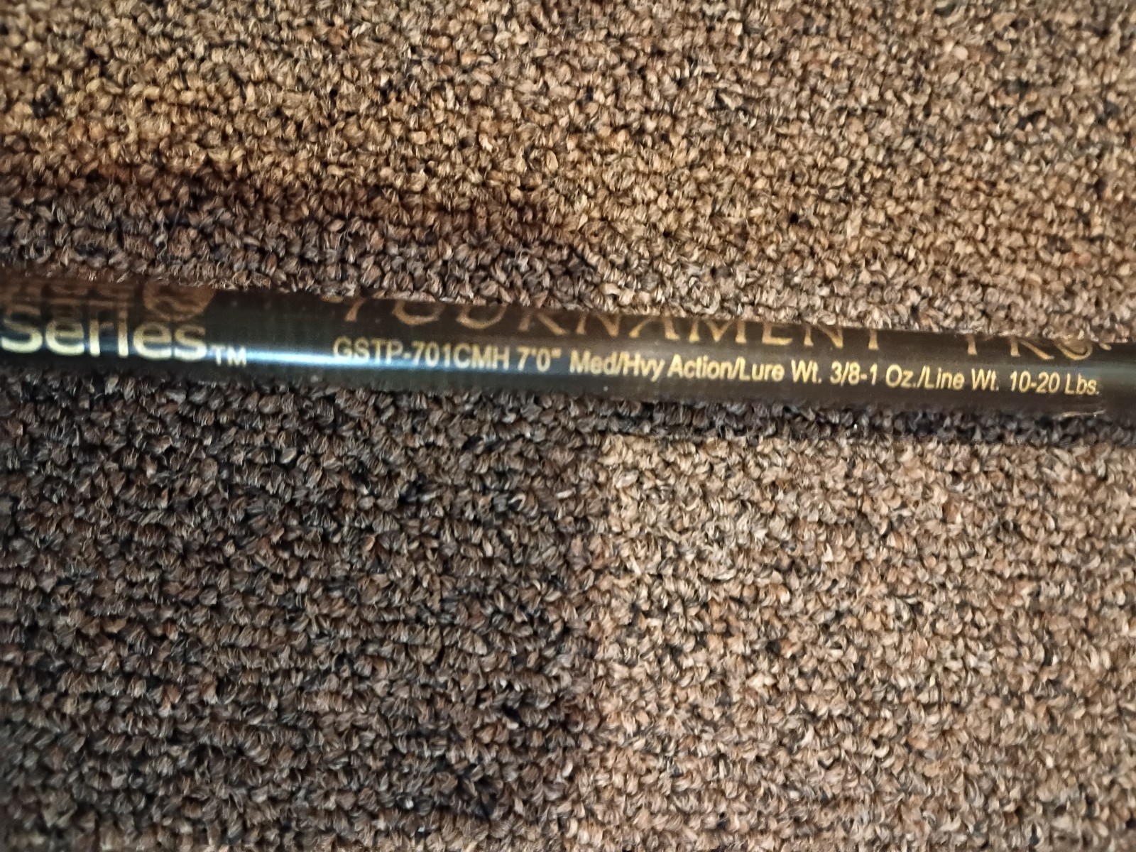 The Guide Series Tournament Pro 7′ Medium Heavy Rod Equipped with Fuji Guides.
