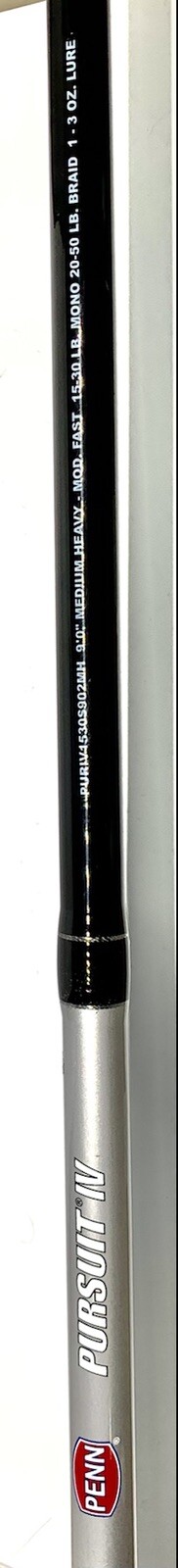Penn Pursuit IV Rod 2pc 9’0” graphite composite Med-heavy-Mod-fast 20-50LB