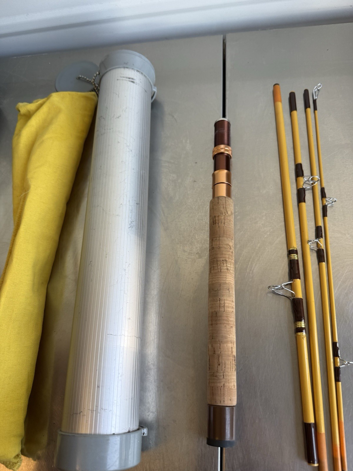EAGLE CLAW TRAILMASTER TRP601 6’9″ SPIN/FLY 6PC ROD W/ TUBE & SOCK