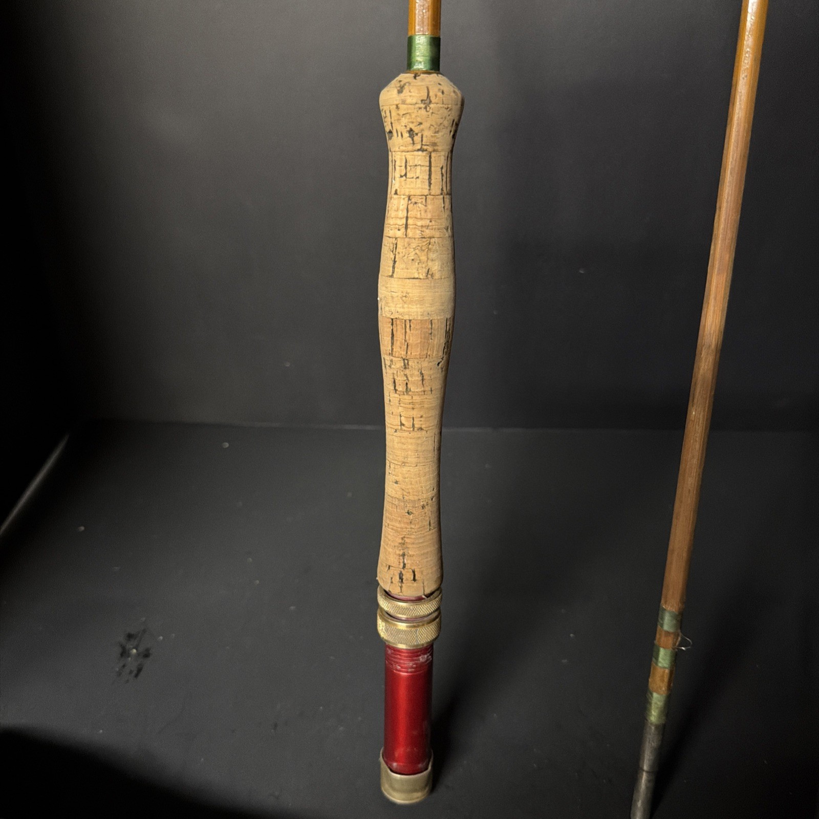 Walton Powell (BAMBOO) 9′ 1″ # 4pc 2 top Fly Fishing Rod ULTRA RARE!!!
