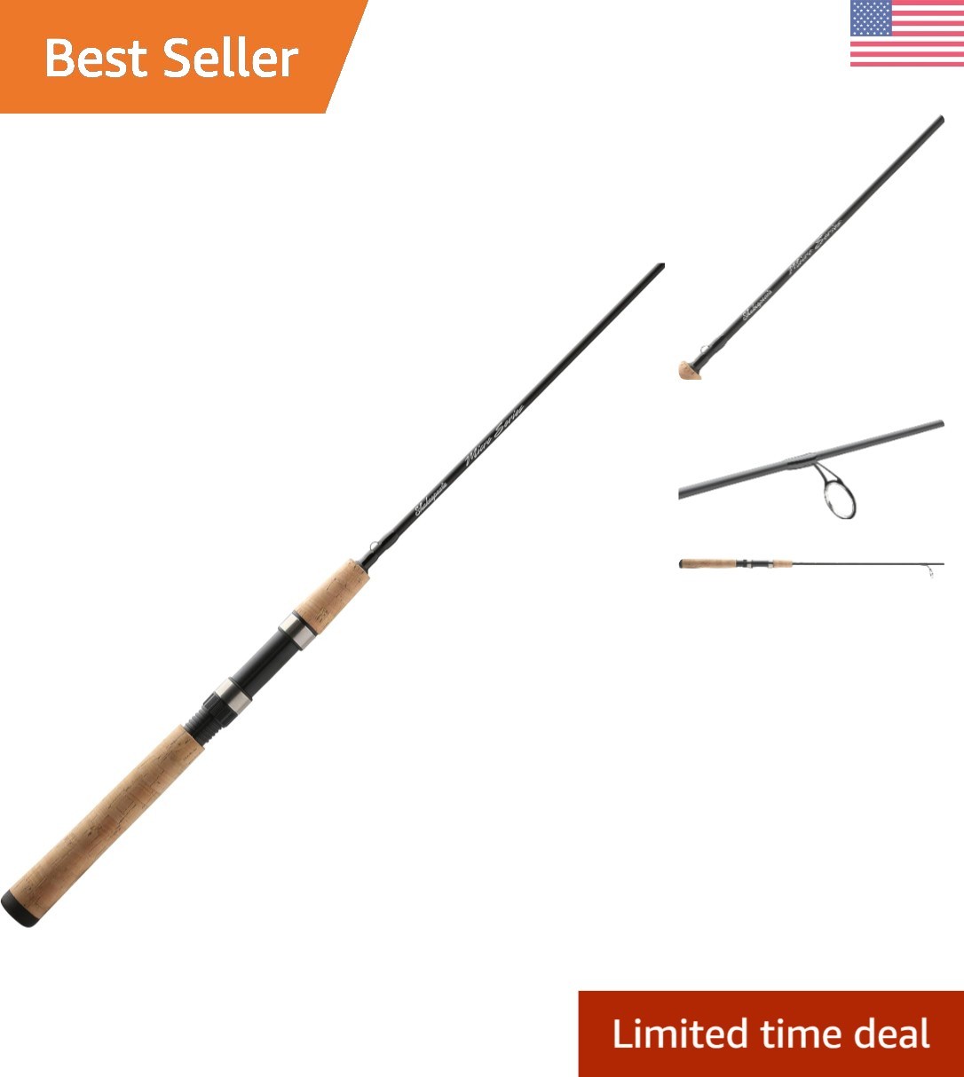 Lightweight 5’6″ Micro Fishing Rod – Fast Action for All-Day Comfort and Control