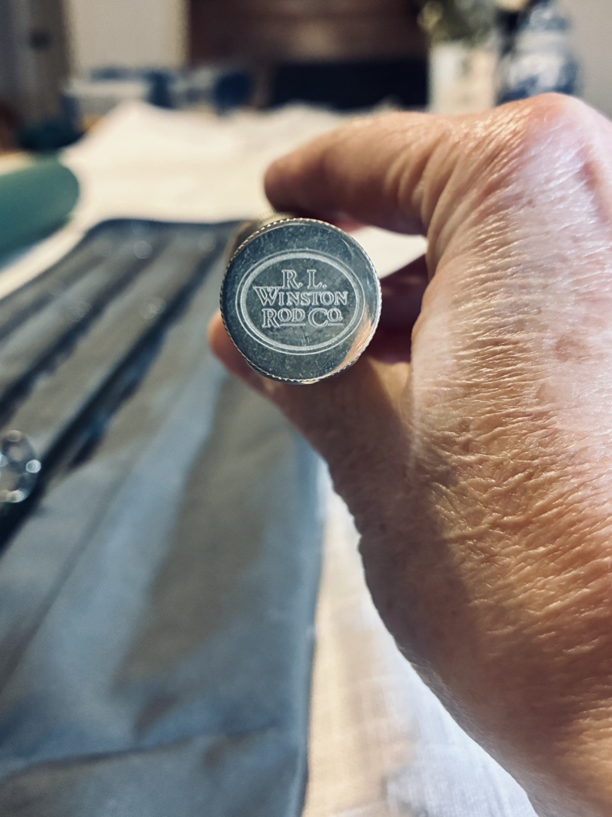 Winston Pure 8′ 4wt Fly Rod 4pc. CustomWinston cap and ring reel seat. Preowned